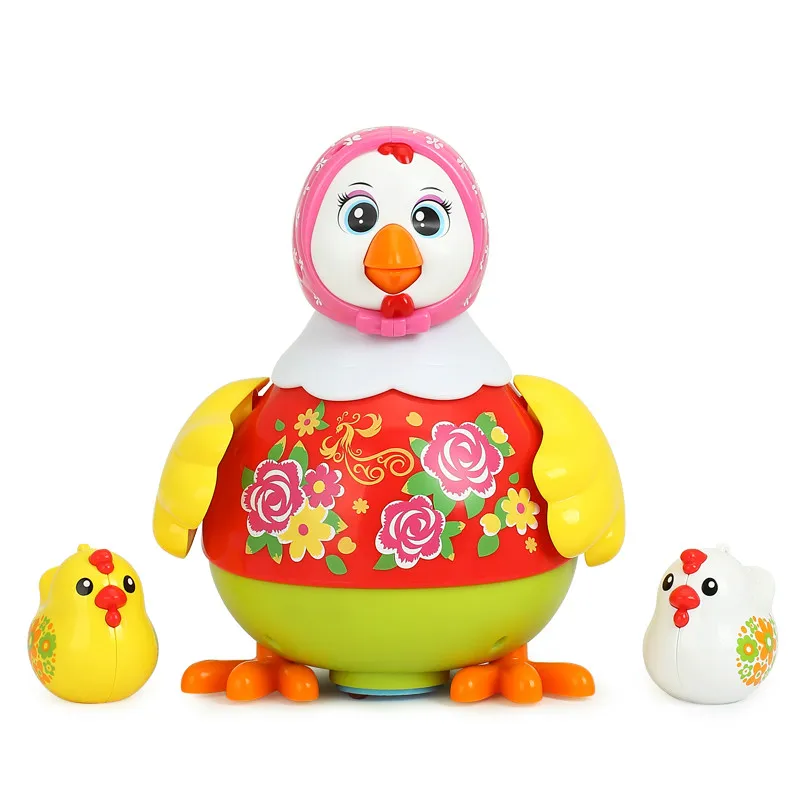 HOLA 6102 игрушки "Цыплята" Забавные Животные, куры, несушки, яйца, пение, танцы, электрические игрушки для домашних животных, подарок для детей
