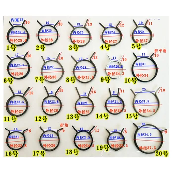

10PCS Cheap Customized Steel Door Handle Lock Torsion Springs For for Door Lock Retaining Clip