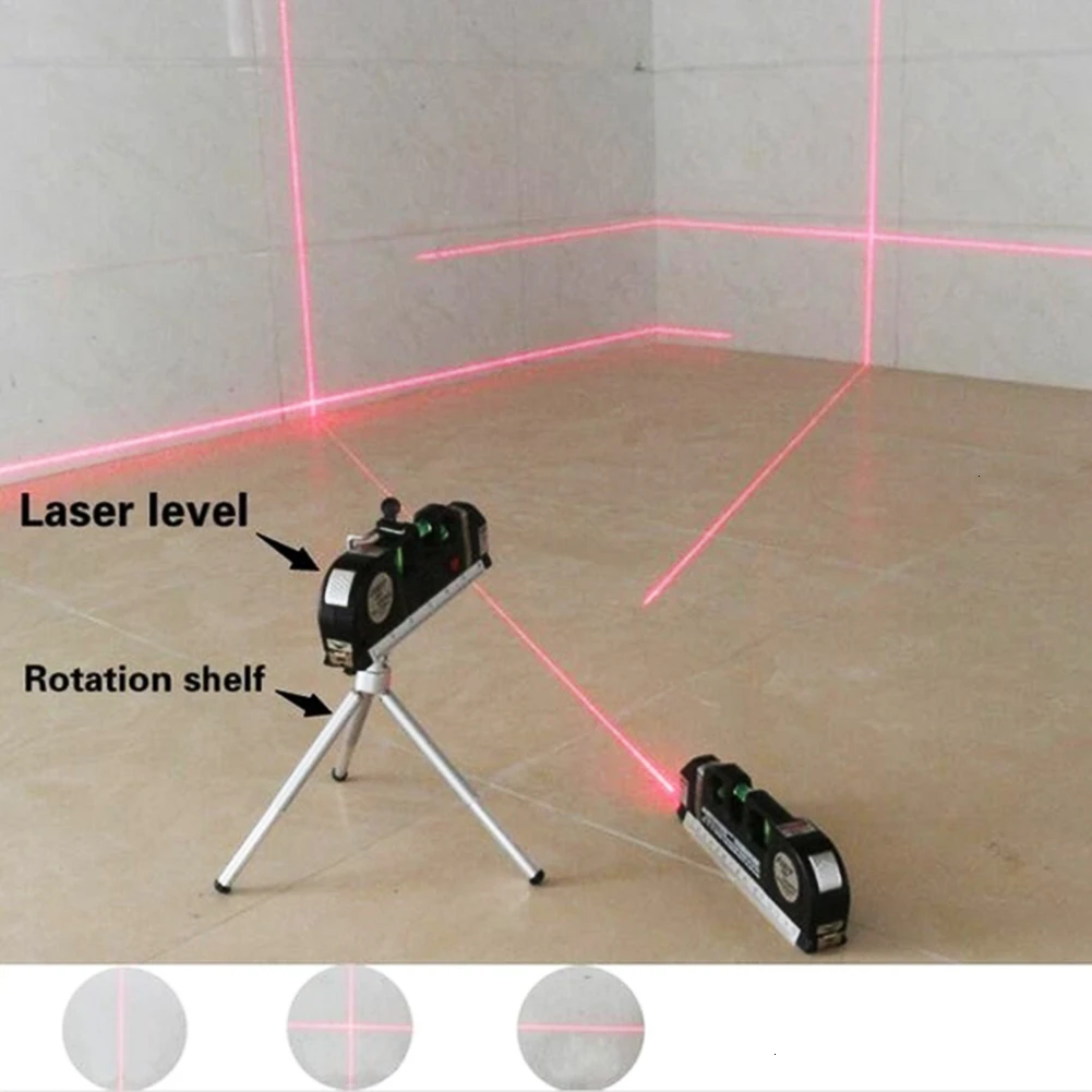 Lasers Level Levelling 3 Lines Nivel Laser Profissional Horizon Vertical Ruler Multipurpose Measure Level Aligner Bubbles Ruler