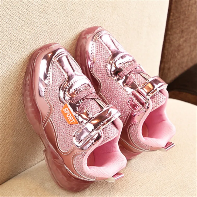Toddler Kids Shoes With Light Up Boys Casual Sneakers Baby Children Light Shoes tenis infantil Led girl shoes for kids