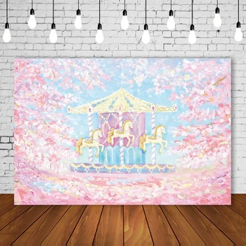 

Backdrop for Birthday Photography Party Decorations Baby Shower Photo Background Cake Table Banner Photo Booth Studio Props