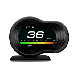 HUD velocímetro GPS Universal para coche, pantalla de velocidad F9 OBD Digital, alerta de exceso de velocidad, proyector de parabrisas, navegación para coche