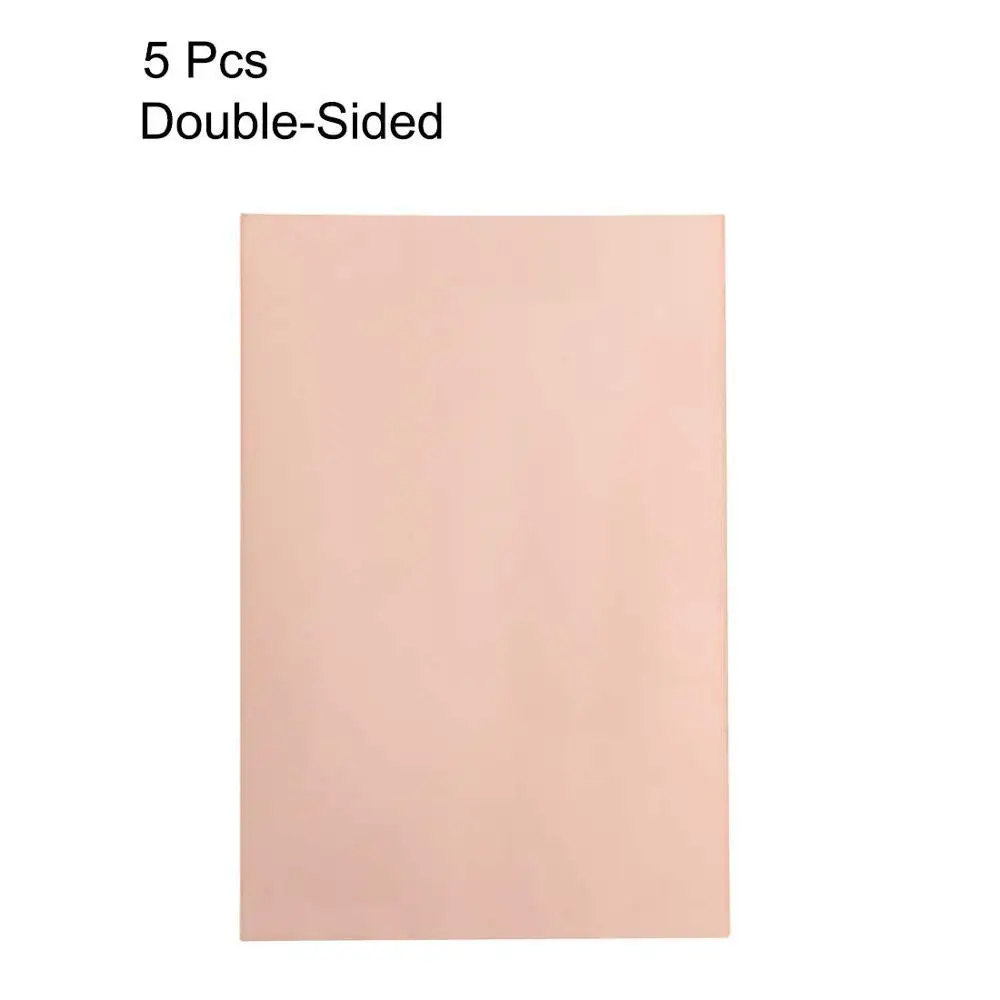 5Pcs 150x100mm Double-Sided Copper Clad Laminate PCB Circuit Board FR4 1.5mm Thickness DIY Prototyping PCB Board