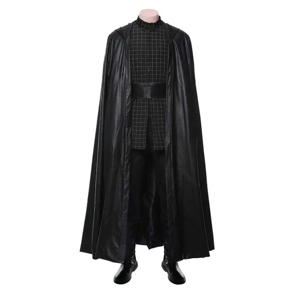 Звездный Косплей Skywalker Kylo Ren Костюм Бен соло костюм плащ джедая халат Взрослый