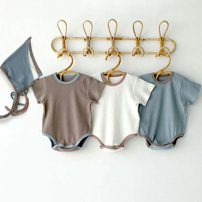 Body para bebé recién nacido, ropa para niño, moda para chicas gemelas, ropa para niño, mono, ropa para recién nacido, traje de algodón de 0 a 24M