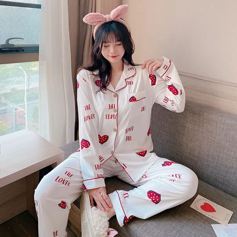 Korean Pajama Set Winter | Winter Pajamas Korean Style | Cute Winter Korean  Pajamas - Pajama Sets - Aliexpress