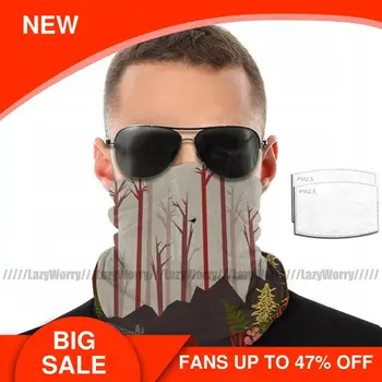 

Halloween Wolf Mouth Face Mask Sundance Facial Mask Pretty for Adult Polyester with Filters Mask
