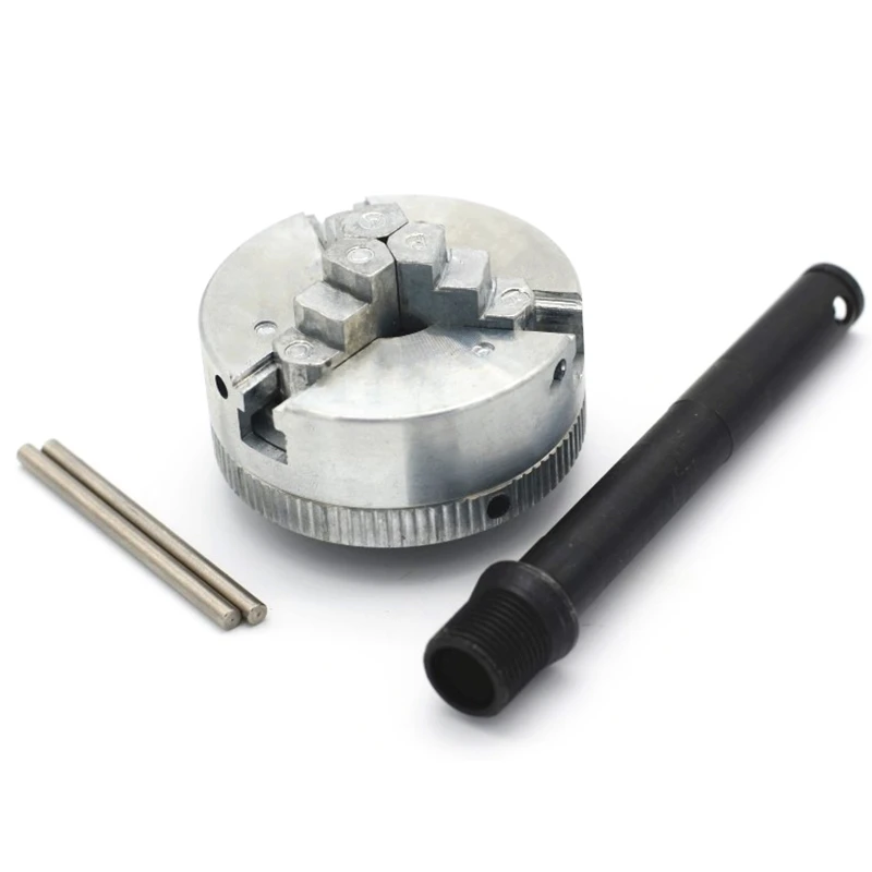 

2 inch 50Mm Self Centering Lathe Chuck Three Jaw Chuck Clamping for Mini Lathe with Two Lock Rods M12Mm Threaded