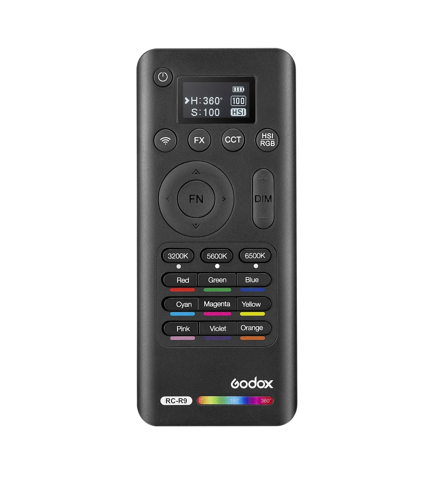 Godox SZ150R LC500R LED Light Stick Godox RC-R9 2.4 GHz 32 Channels 16 Groups 164' Wireless Range Remote Control