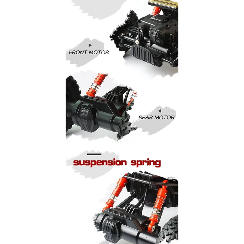 1:16 четырехколесный сплав альпинистский внедорожный альпинистский автомобиль горный автомобиль с дистанционным управлением