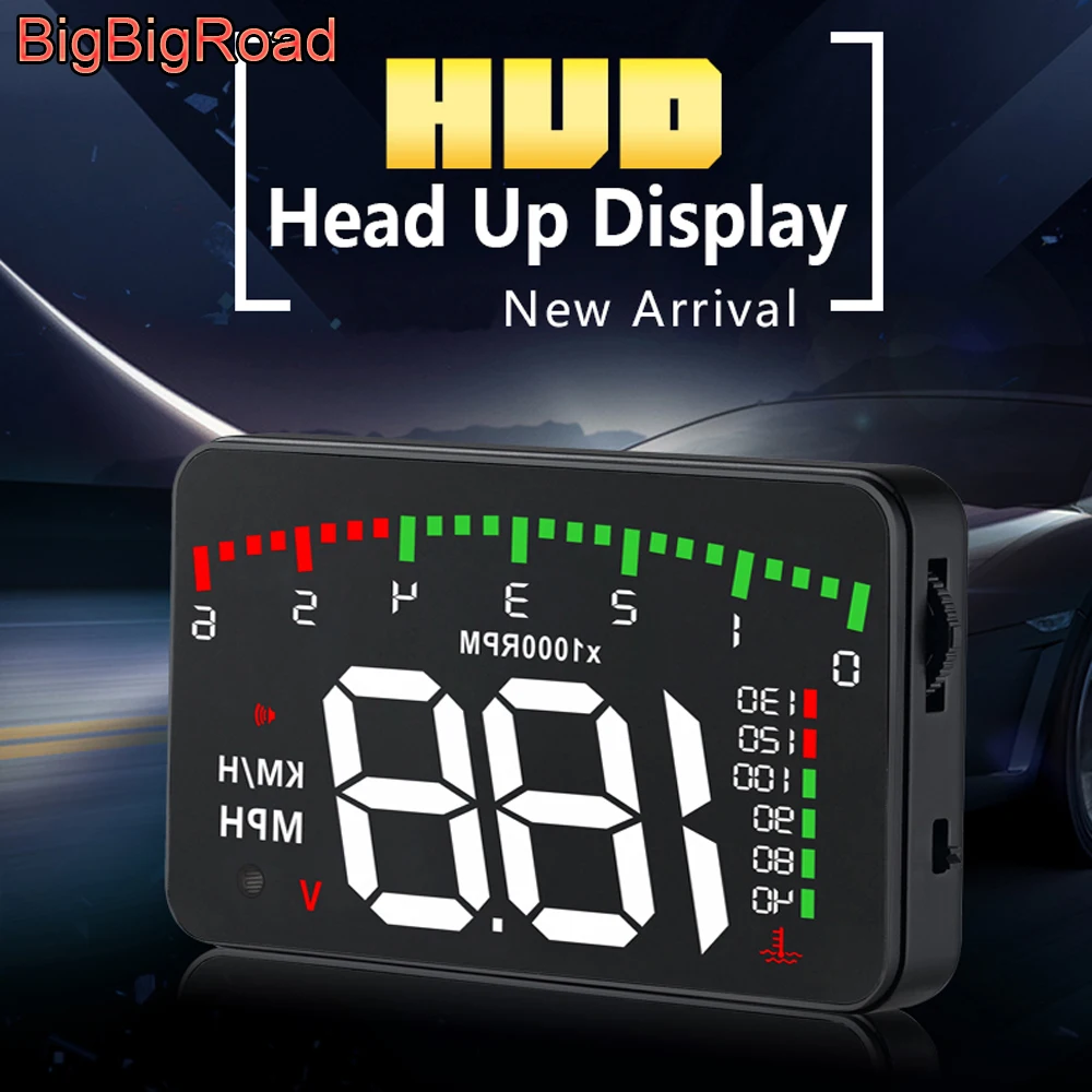 Автомобильный Hud Дисплей BigBigRoad для BYD F3 F0 F3R S6 L3 G3 G5 G6 M6 S7 e1 e2 e5 e6 S2 превышение