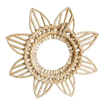 

Rattan Crafts Twig Crafts Flower Frame Creative Photo Wall Hanging Frame Ornament Wedding Birthday Party Home Hanging Decor