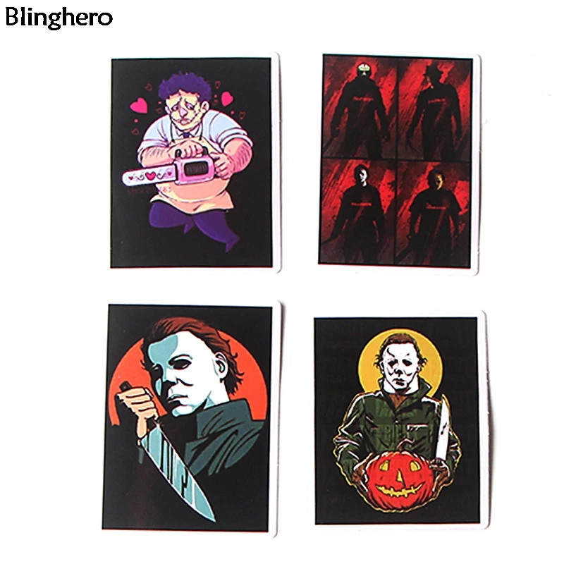 10 компл./лот Blinghero убийц 37 шт./компл. лет спустя наклейки фото наклейки коллекция Чемодан скейтборд наклейки BH0115