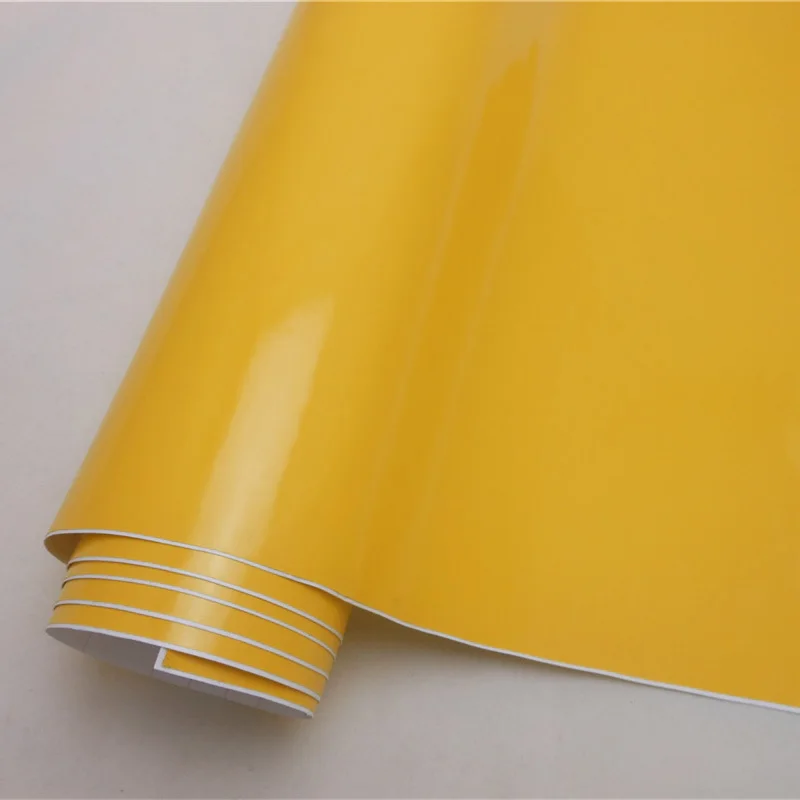 Light Yellow Gloss Sticky Back Vinyl Cutting Crafts Wallart  Roll 300mm wide 