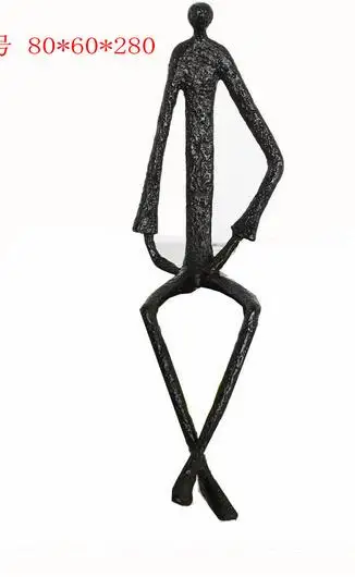 

Nordic abstract figure sculpture sitting human decoration model room sales department living room porch creative home crafts