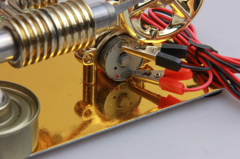 Mini Stirling Engine External Combustion Engine Microgenerator Birthday Present Steam Engine Model Science And School Education (4)