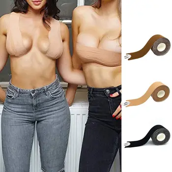 

2.5m/5m Body Invisible Bra Instant Breast Lift Boob Tape Push Up Strong Support DIY Stickers for Silicone Nipple Cover Bra
