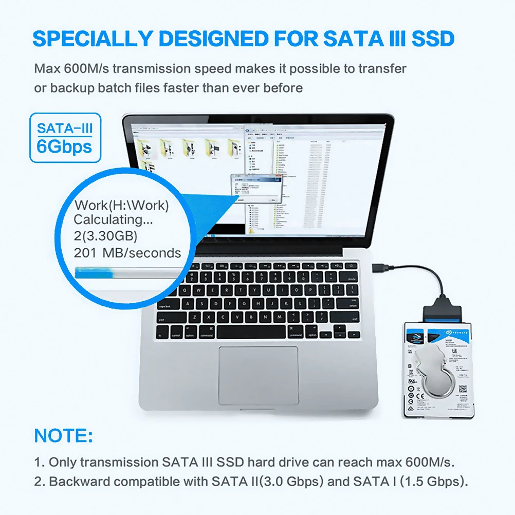 USB 3,0 на SATA 22 штыревой адаптер для 2," внешний HDD SSD жесткий диск