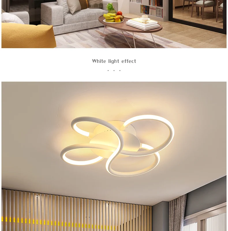 Современная люстра освещение для гостиной Luminarine avize lustre de plafond модерн 90-265 в Lustre Потолочная люстра для спальни