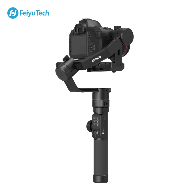 FeiyuTech AK4500 3-х позиционный ручной карданный Стабилизатор камеры DSLR комплект для Sony Canon Nikon 4,6 кг грузоподъемность с пультом дистанционного управления следите за Fcous