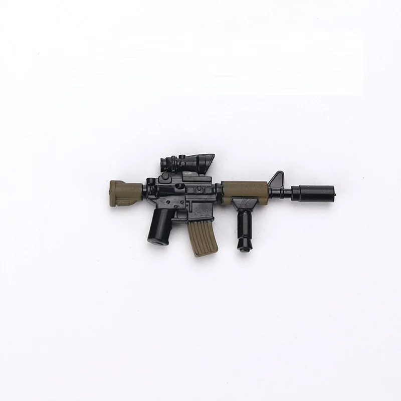 Sniper Rifles Weapons Pack Compatible w/toy brick minifigures Police Army P14 
