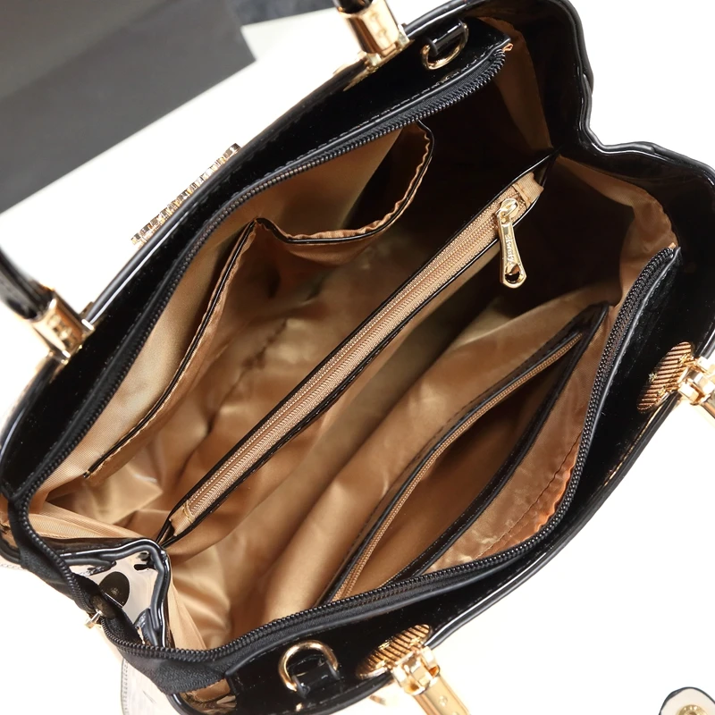 korean style simple pillow shoulder bags handbags women top handle bag patent leather messenger clutch women handbags leather shoulder bag