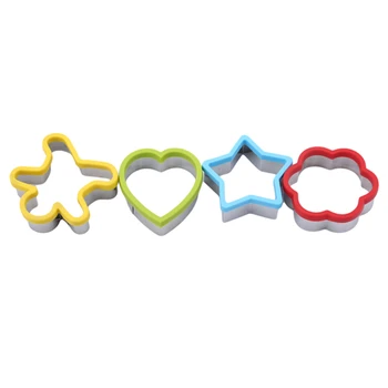 

Stainless Steel Cake Cookie Dessert Baking Tool DIY Decoration Chocolate Chip Cooking Soap Mould Cartoon Four Shapes