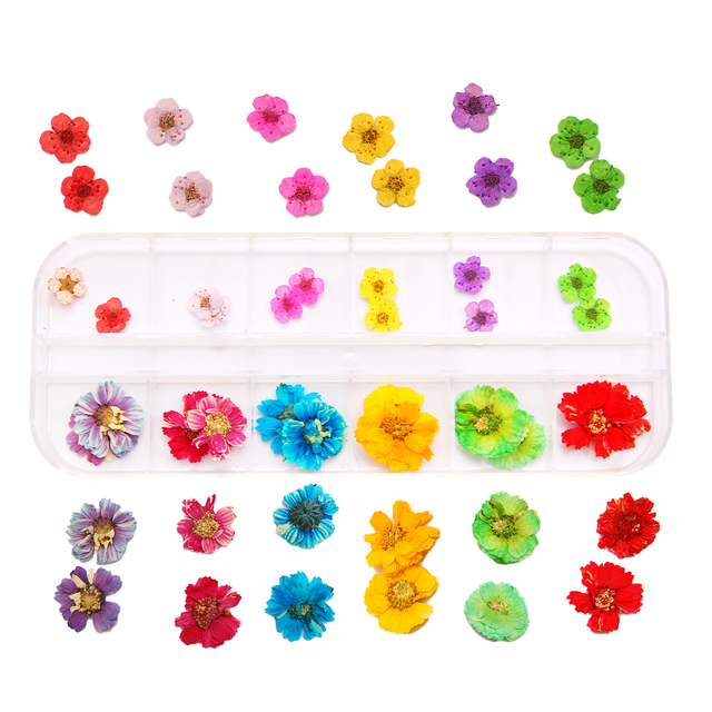 Dried Flowers Dry Plants for Resin Molds Fillings Epoxy Resin Pendant Necklace Jewelry Making Craft DIY Nail Art Decoration