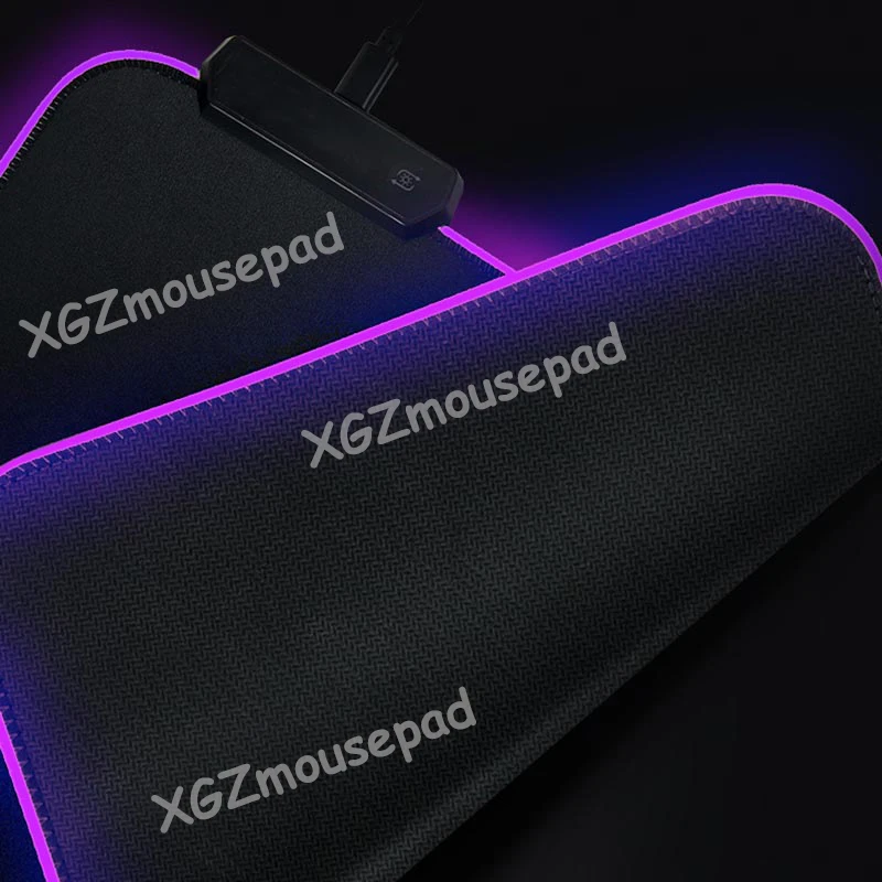  XGZ Anime Demon Slayer Kimetsu No Yaiba Custom Large RGB Mouse Pad Lock Edge Office Computer Desk M