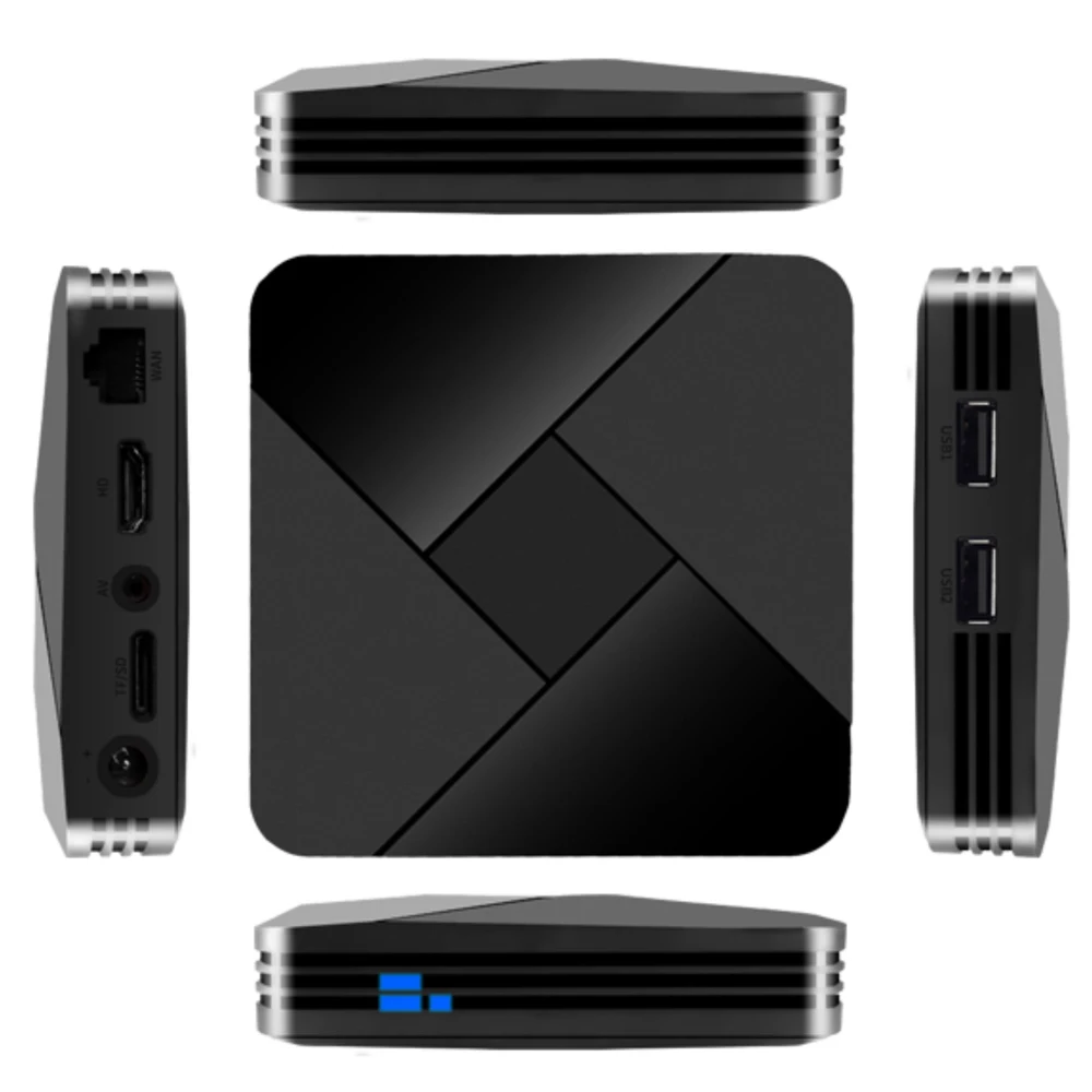 X5 Smart Android 7.1.2 ТВ коробка 1 ГБ/8 ГБ Amlogic S905X четырехъядерный UHD 4K медиаплеер H.265 BT4.0 100M LAN 2,4G WiFi телеприставка