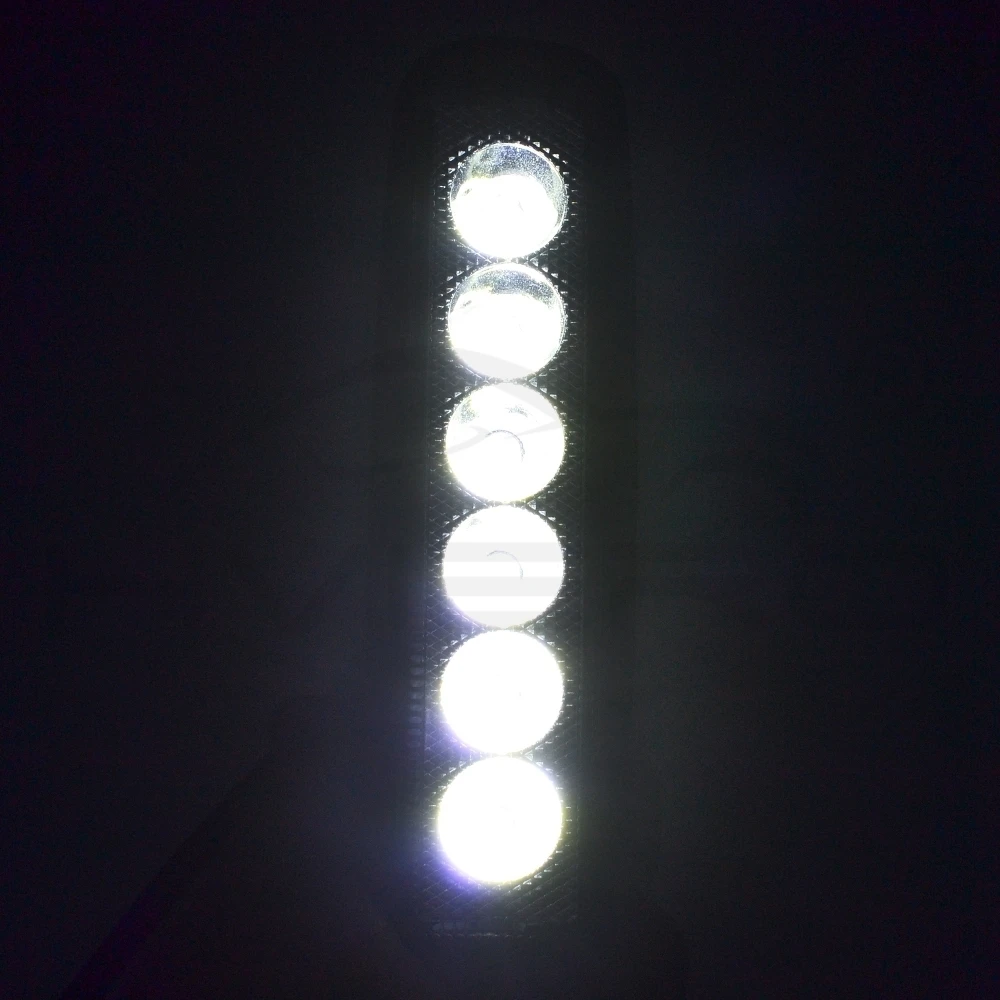 18W 12V LED Work Light Bar 6Leds Spotlight Flood Lamp Driving Fog Offroad White Work Car Light for Ford Toyota SUV 4WD led beams (11)