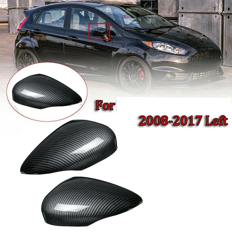Carbon Fiber Side Wing Mirror Cover Trim Rear View Mirror Covers for