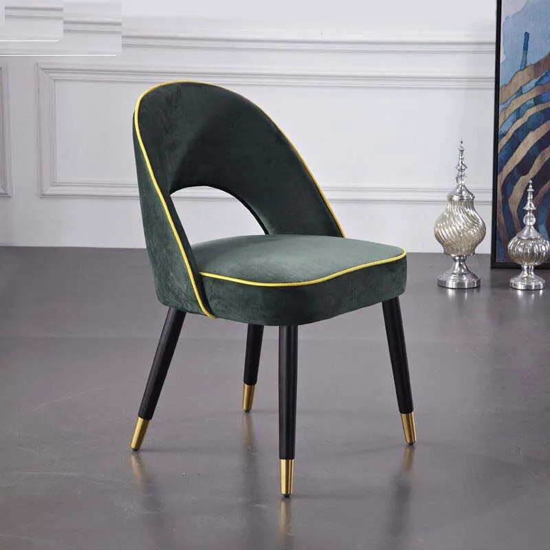 

Nordic ins wind makeup chair dressing stool mesh red chair nail chair backrest light luxury dining chair simple mesa de bar