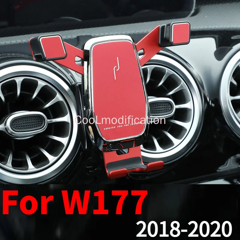 Car Phone Stand Mobile Phone Holder Phone Holder for Mercedes W177 V117 35 AMG A200 220 A250 air vent Interior accessories Mobile holder
