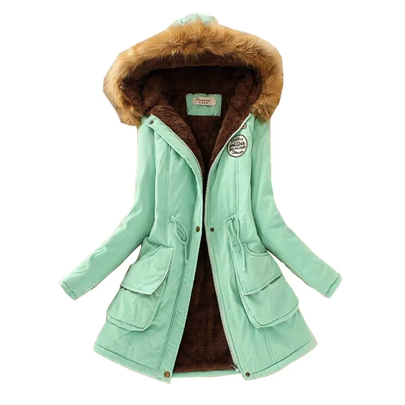 Женские парки зимняя куртка из овечьей шерсти хлопковое пальто 2020 новое модное