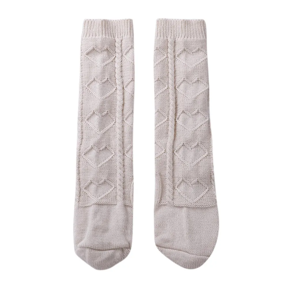 JAYCOSIN, женские гольфы выше колена для девочек и женщин длинные хлопковые чулки теплые носки со снежинками и Санта Клаусом, 9909