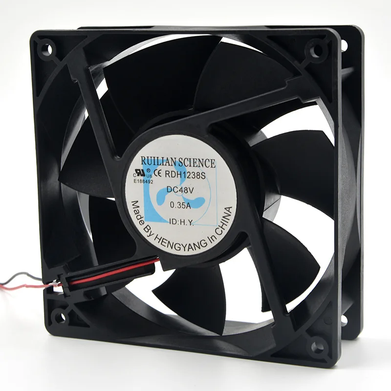 Original FOR RUILAN SCIENCE 12038 12CM RDH1238S 48V 0.35A inverter cooling fan