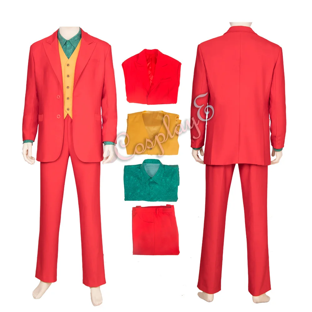 

Joker Costume Joker Cosplay Arthur Fleck Man Coat Halloween