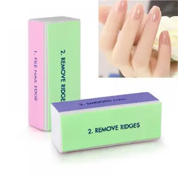 

3 Pcs Nail Art Manicure 4 Way Shiner Buffer Buffing Block Sanding File Hot SALE Beauty Accessories