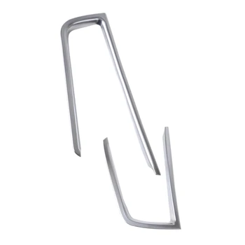 

ABS 2Pcs Chrome Console Air Conditioning Vent Cover Trim for BMW 5 Series F10 F18 2011-2014