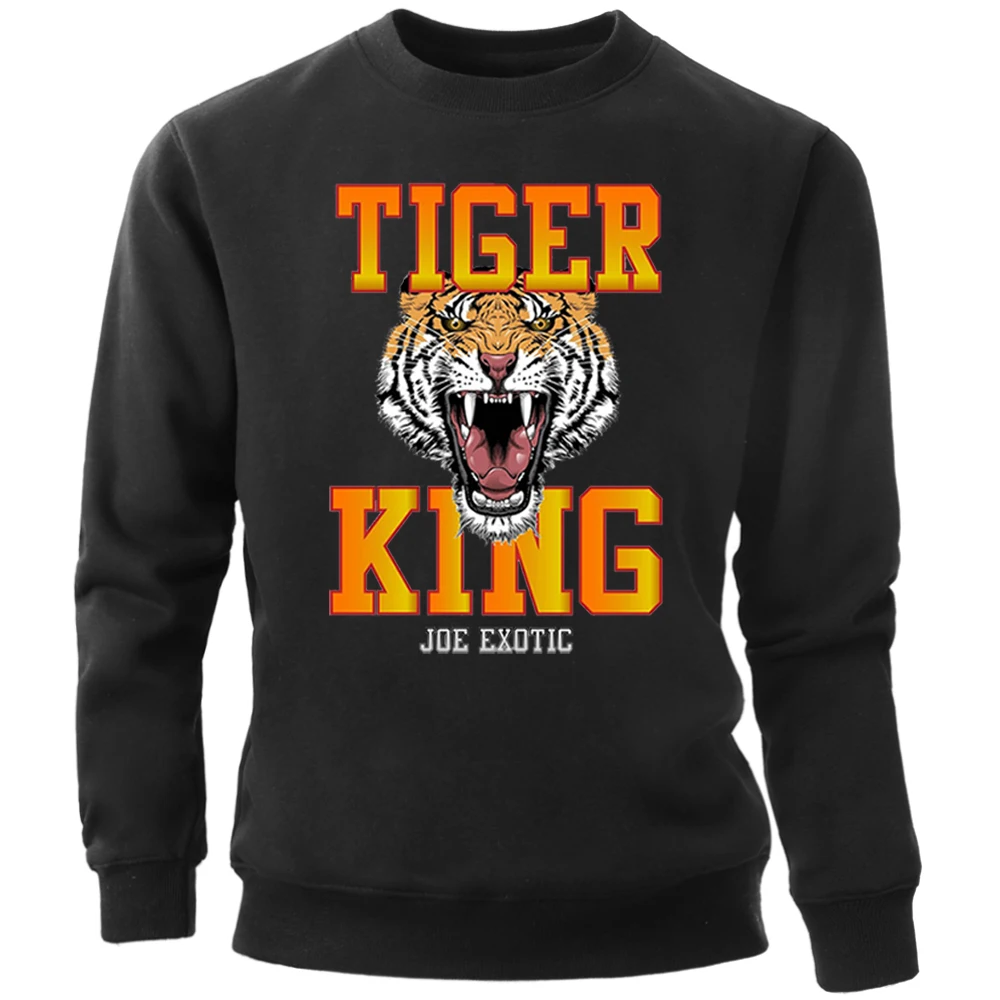 

The Tiger King Joe Exotic Hoodies Men For President Pullovers Sweatshirts Jumper Tops Crewneck Hoody Funny Hip Hop Streetwear