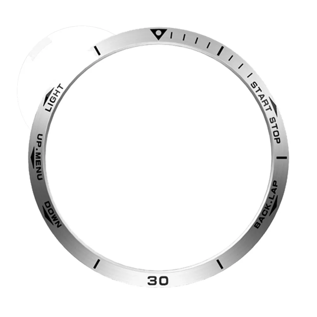 45# для Garmin Fenix 5/Fenix5 Plus, ободок, кольцо, клейкая крышка, нержавеющая сталь, аксессуары для умных часов, защитный чехол