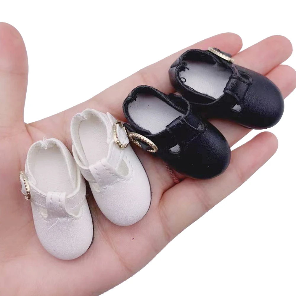 Doll Shoes 4.5*2cm BJD Doll Accessories Shoes Candy Color For 27-30cm 1/6 BJD YOSD MYOU doll Fashion Leather Shoes Toy
