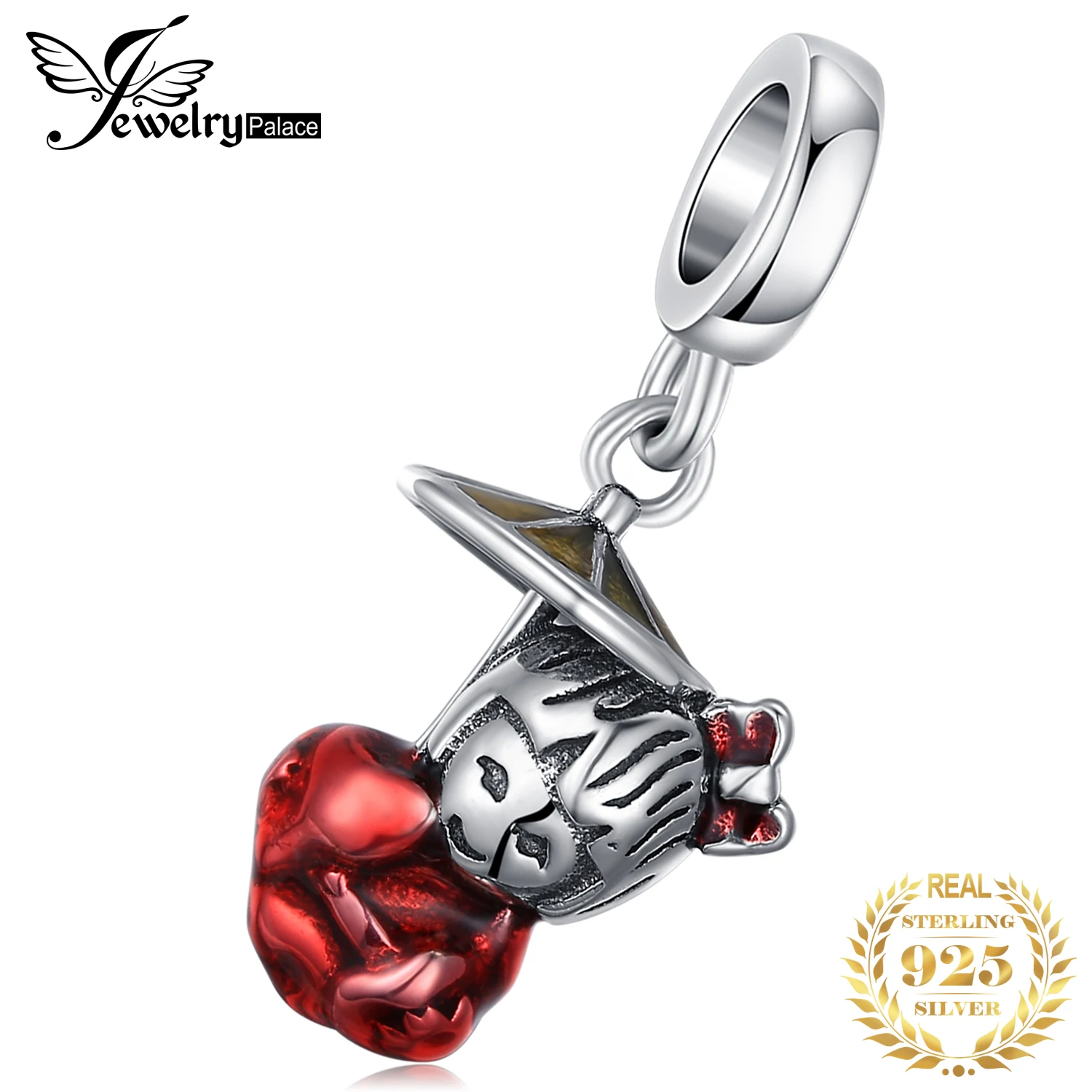

JewelryPalace Vintage 925 Sterling Silver Japan Umbrella Girl Dangle Charm Beads Fit Bracelets New Hot Sale For Women