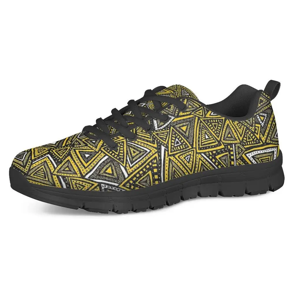 

Tribal Triangles Design Women's Shoes Lace Up Running Shoes Women Nursing Shoe Light Spring Breathable Sneakers Zapatos Casuales