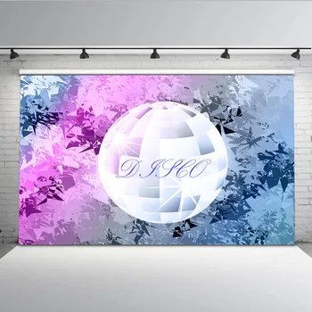 

Mehofoto Disco Backdrops for Photography 80s Photo Background Booth for Photographic Studio Lighting Props MW-284