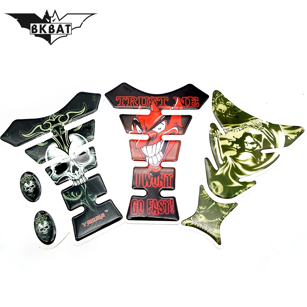 Moto 3D Decalcomania Gasolio Serbatoio Carburante Pad Protector Racing Sticker Per Kawasaki Vulcan S 650 Vulcan Ninja Klx250 Er6N Er6F Er5