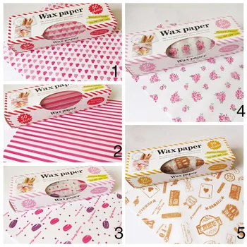 

21.8 x 25cm Wax Paper Food Grade Grease Paper Food Wrappers Wrapping Paper For Bread Fries Oilpaper Baking Tools(50pcs)
