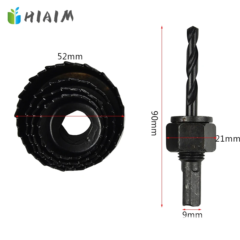 5pcs 31/36/43/52mm Bi-Metal Wood Hole Saws Bit For Woodworking DIY Woodworking Cutter Drill Bit DIY Power Tool Accessories Set A