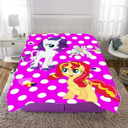 My Little Pony Unicorn Bedding Set Linens Duvet Covers Pillowcases